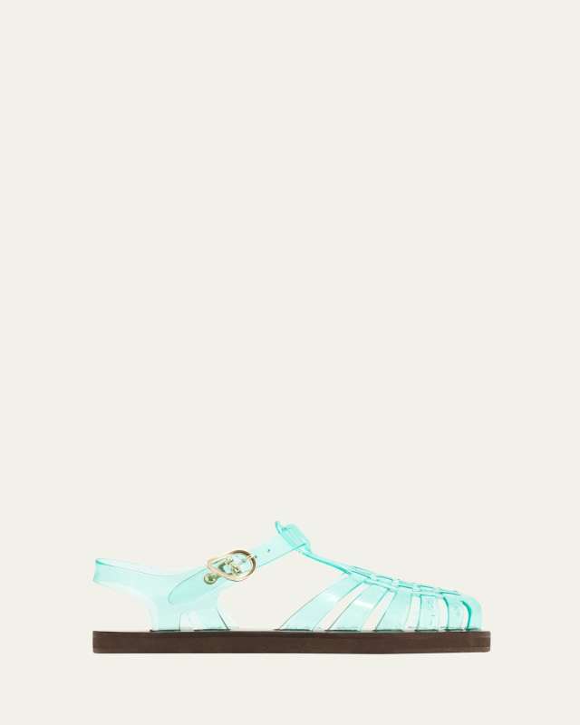Homeria Transparent Jelly Fisherman Sandals